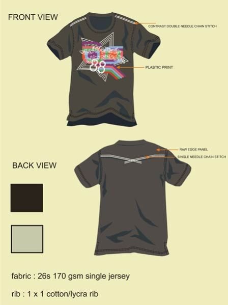 Mens Round Neck T Shirt