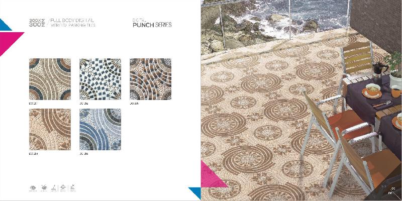 300x300 mm Digital Vitrified Parking Tiles 03