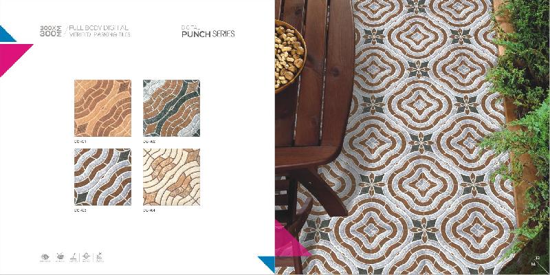 300x300 mm Digital Vitrified Parking Tiles 07