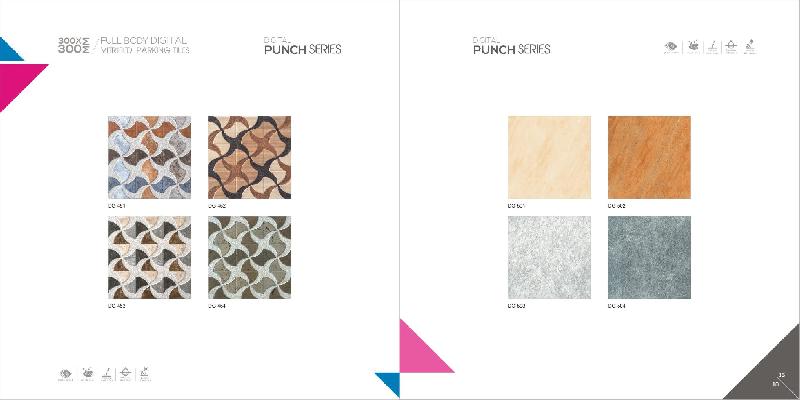 300x300 mm Digital Vitrified Parking Tiles 08