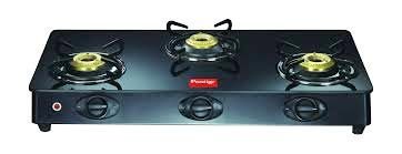 3 Burner Glass Top Stove