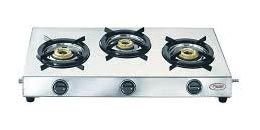 3 Burner Steel Stove