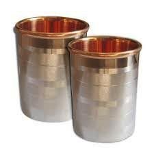 Copper and Steel Glass