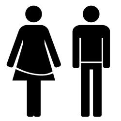 Male and Female Sign Board