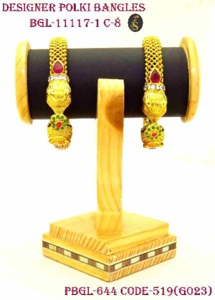 Designer Polki Bangles 01