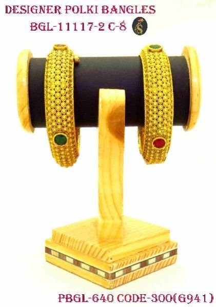 Designer Polki Bangles 02