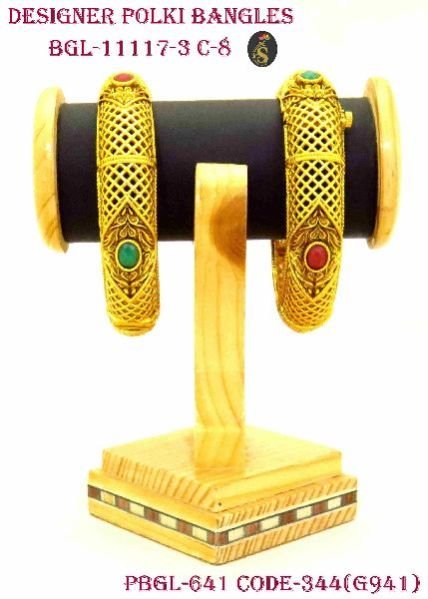 Designer Polki Bangles 03