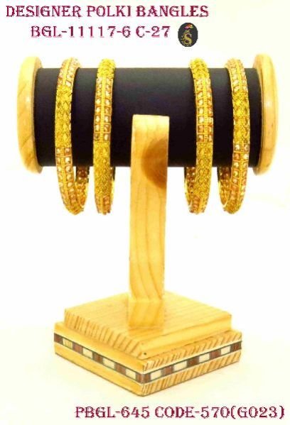 Designer Polki Bangles 07