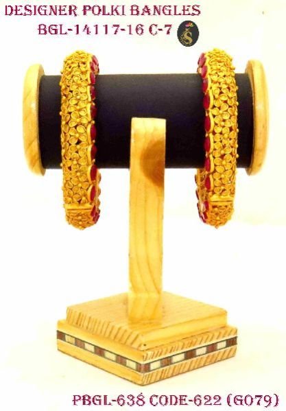 Designer Polki Bangles 09