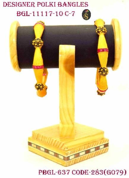 Designer Polki Bangles 11