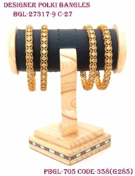 Designer Polki Bangles 34