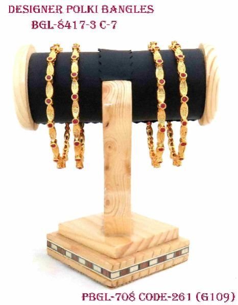 Designer Polki Bangles 37