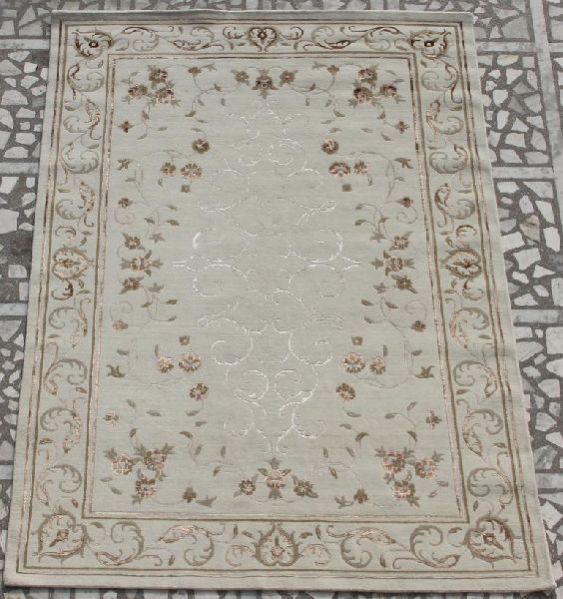 A-283 SK White - Hand Tufted Rug