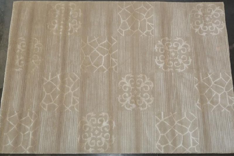 A-391 SK Beige- Hand Tufted Rug