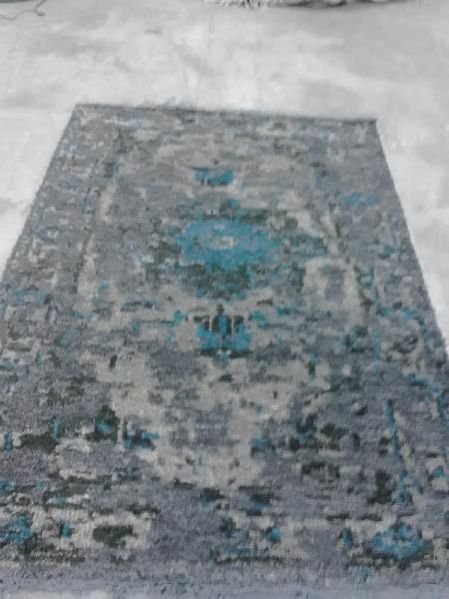 Hand Knotted Jute Rug 01