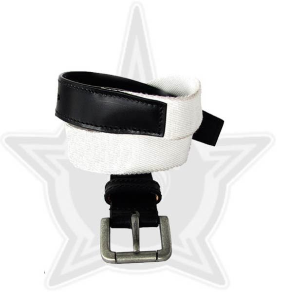 Mens Woven Leather Belts