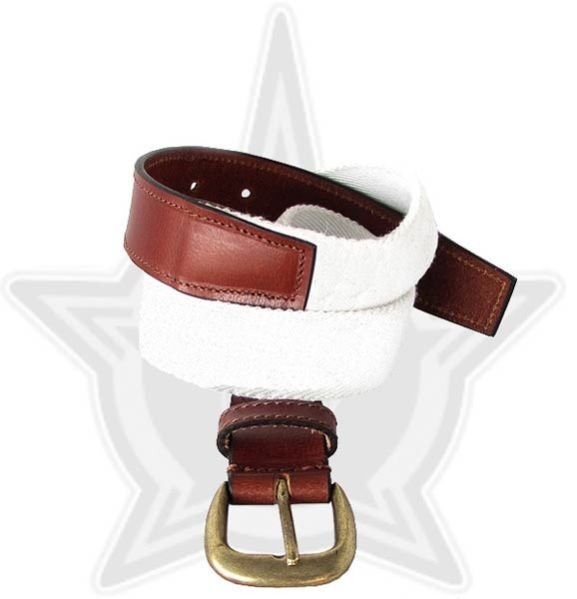 Womens Woven Leather Belts