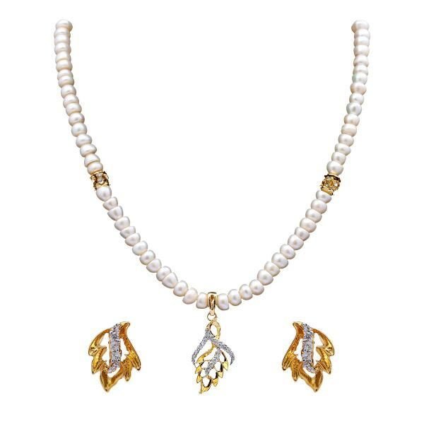 American Diamond Pendant Set 10