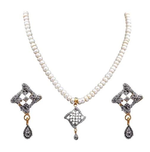 American Diamond Pendant Set 12