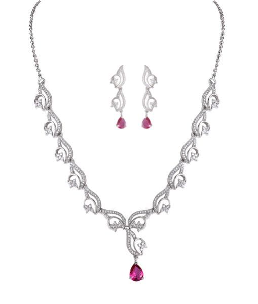 Silver Necklace Set 04
