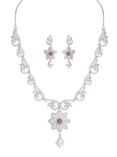 Silver Necklace Set 05