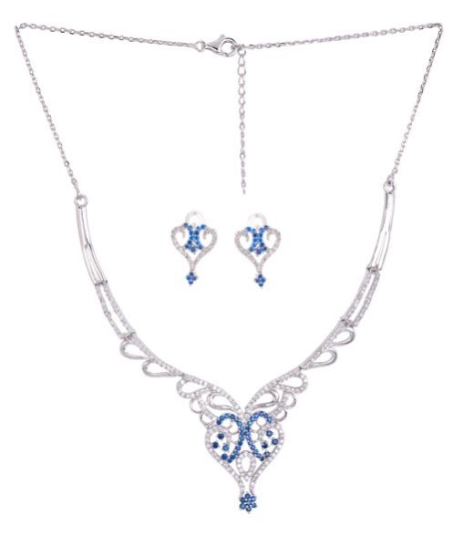 Silver Necklace Set 10