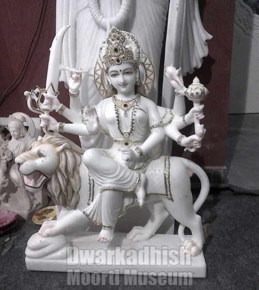 Marble Durga Maa Statues 03
