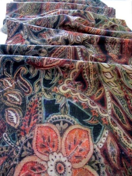 Digital Printed Wool Shawl 05