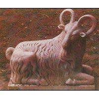 Marble Goat Statue