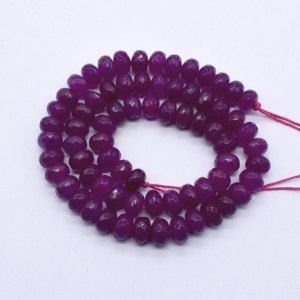 ARKZ-100 6X8 MM Roundel Agate Bead
