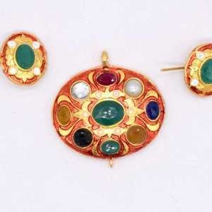 NRKP-034 Navratan Pendant