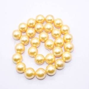 PULZ-001 Gold Shell Pearl Bead