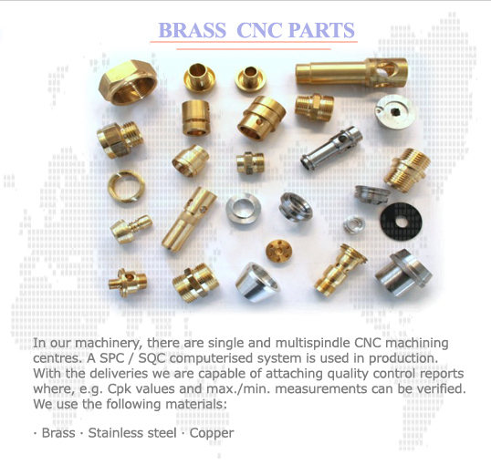 Brass CNC parts