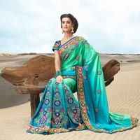 Traditional Embroidered Sarees (18519)