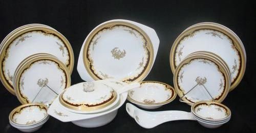 Golden Brown Dinner Set
