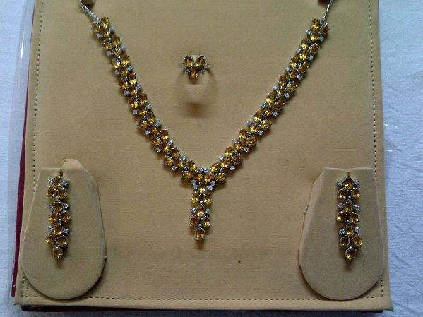 Stone Studded Necklace Set