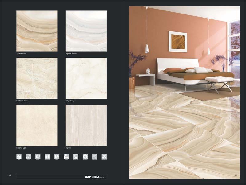 Full Polished Glazed Porcelain Tiles 600X600mm 02