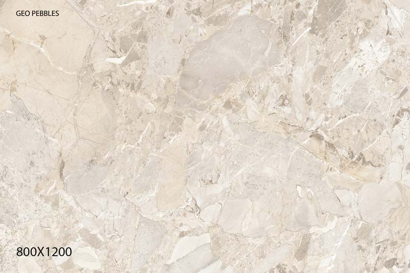 Full Polished Glazed Porcelain Tiles 800x1200mm (Geo Pebbles)
