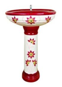 102 Vitrosa Series Pedestal Wash Basin