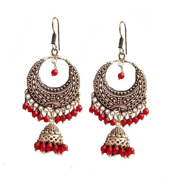 German Silver Jhumkas (KGS-219)