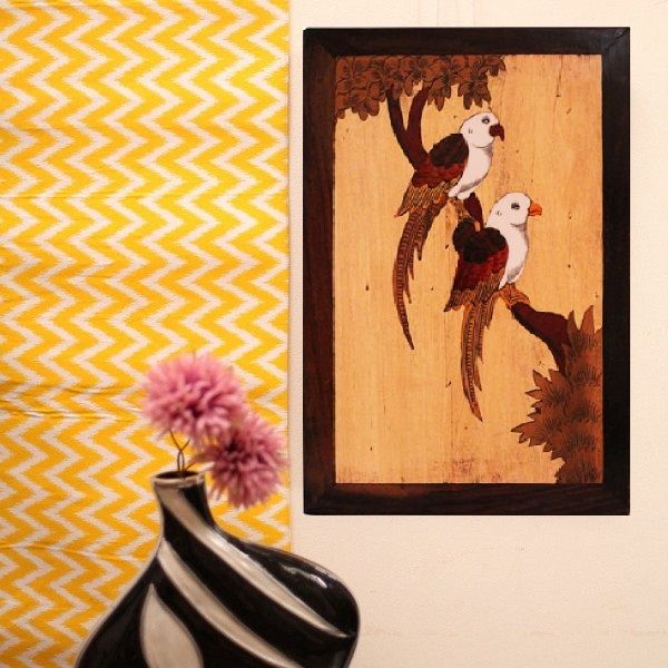 Rosewood Painting - Parrot