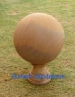 Sandstone Ball Shaped Finials 01
