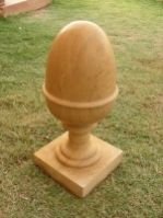 Sandstone Ball Shaped Finials 03