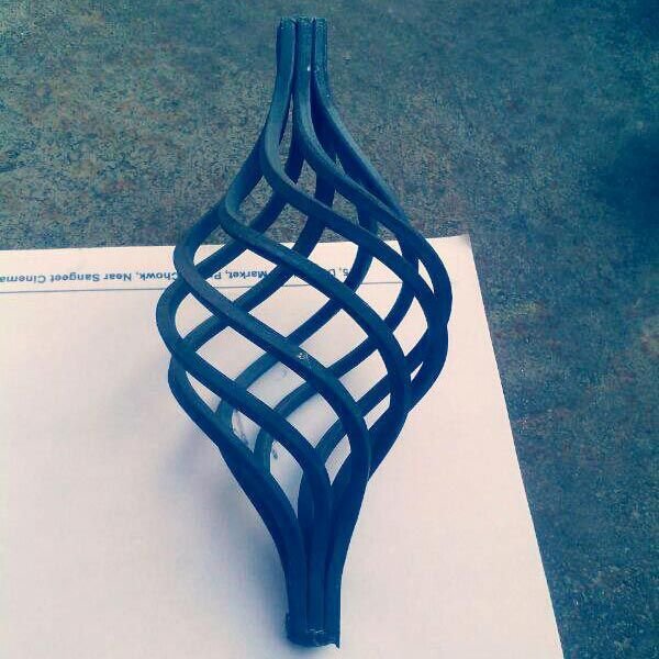 Wrought Iron Basket 01