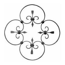 Mild Steel Rosette 03