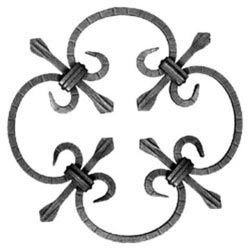 Mild Steel Rosette 05