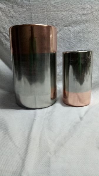 19A Metal Flower Vase