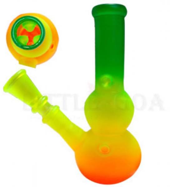 Fluorescent Glass bong - 6 Inch