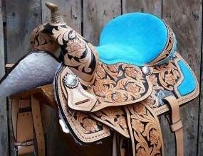 Barrel Horse Saddle 01