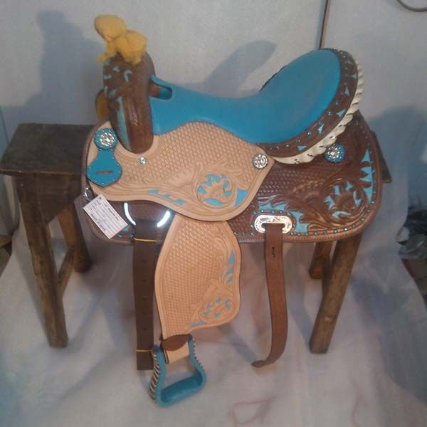 Barrel Horse Saddle 04